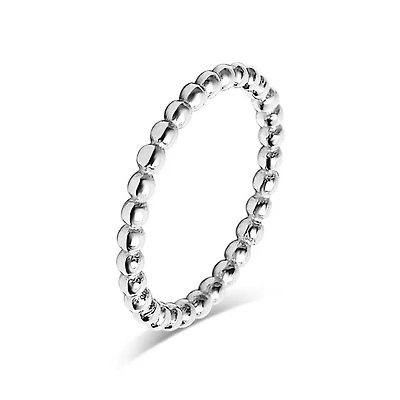 Stainless Steel Beaded Spacer Ring