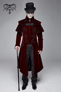 Red Gothic Winter Coat