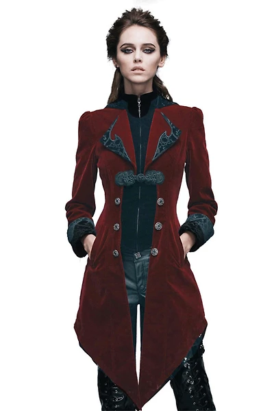 Vintage Gothic Swallow Tail Jacket