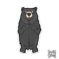 Cute Black Bear Sticker