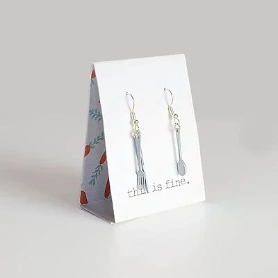 Fork My Life Earrings