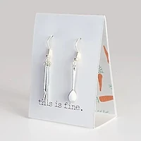 Fork My Life Earrings