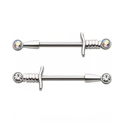 Barra para pezones Dagger Bez Gem