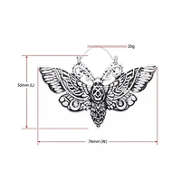 Deathmoth con colgadores de tapones de calavera