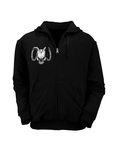 Demon Wings Zipper Hoodie