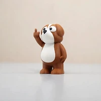 Dog Middle Finger Figurine