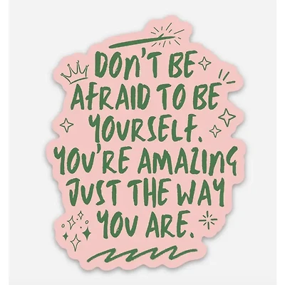 Don't Be Afraid Sticker (Wicked)