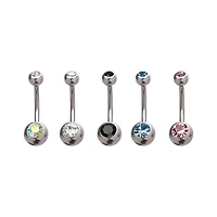Bezel 4mm / 6mm Jewel Balls Navel