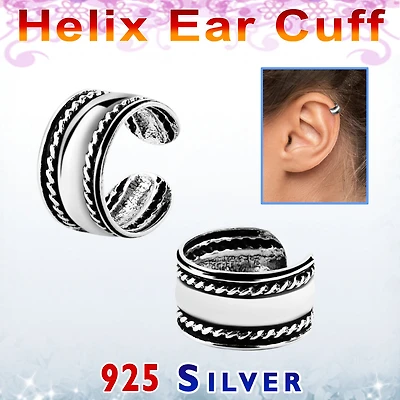 Double Chain Design Helix Cuff