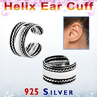 Double Chain Design Helix Cuff