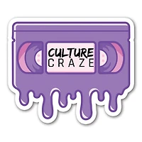 Drippy VHS Culture Craze Sticker