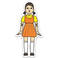 Squid Game Doll Sticker