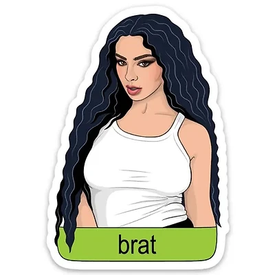 Brat Die Cut Sticker