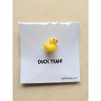 Duck Yeah Card – Cute Ducky Pun Design For Uplifting Notes