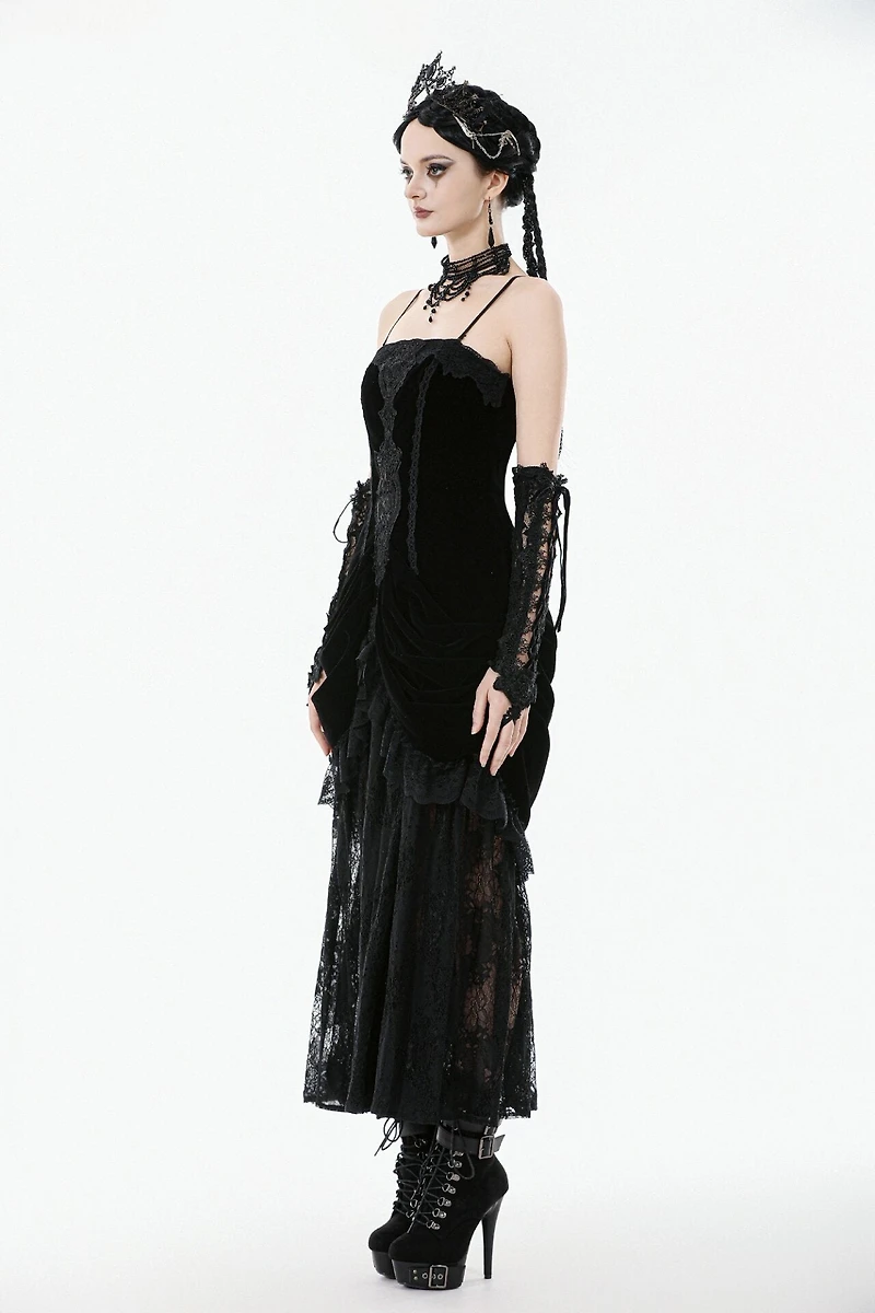 Lace Embroidered Bustier Dress