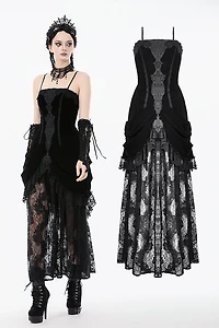 Lace Embroidered Bustier Dress