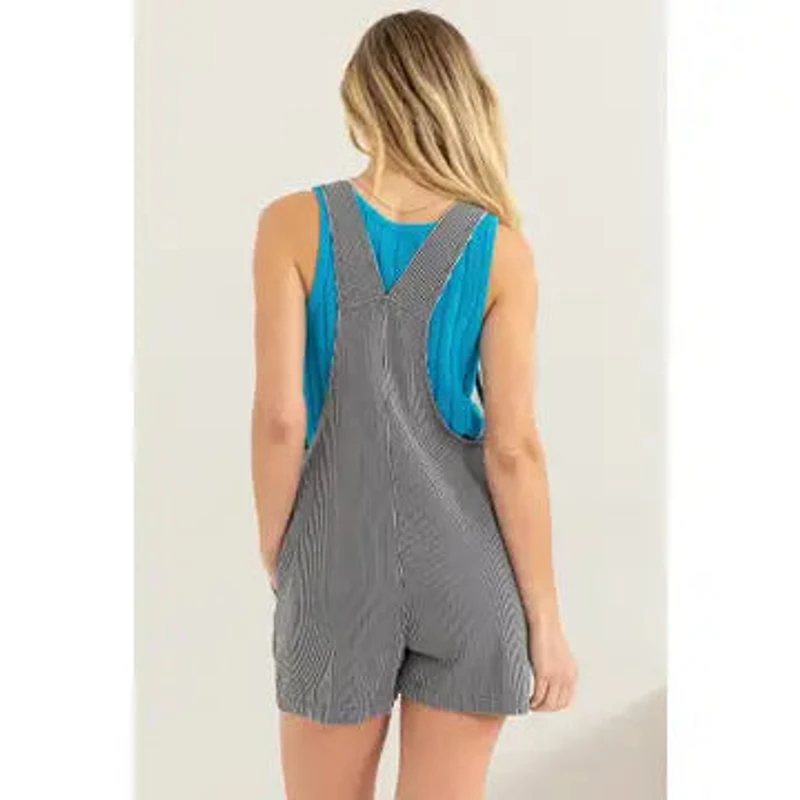 Pinstripe Shortalls