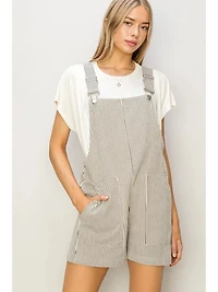 Pinstripe Shortalls