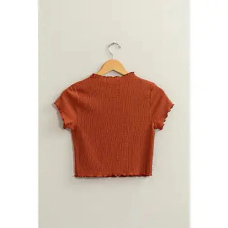 Lettuce Hem Crop Top
