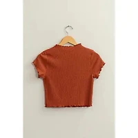 Lettuce Hem Crop Top