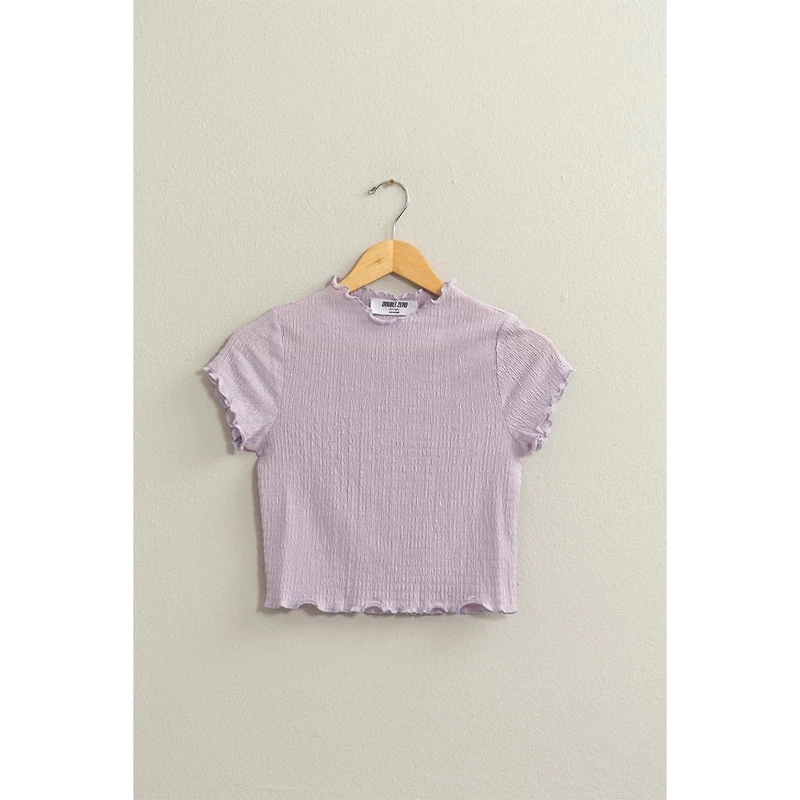 Lettuce Hem Crop Top