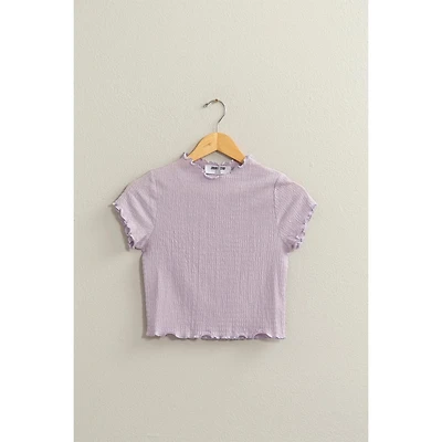 Lettuce Hem Crop Top