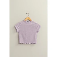 Lettuce Hem Crop Top