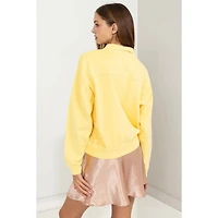 Half Zip Long Slv Sweatshirt