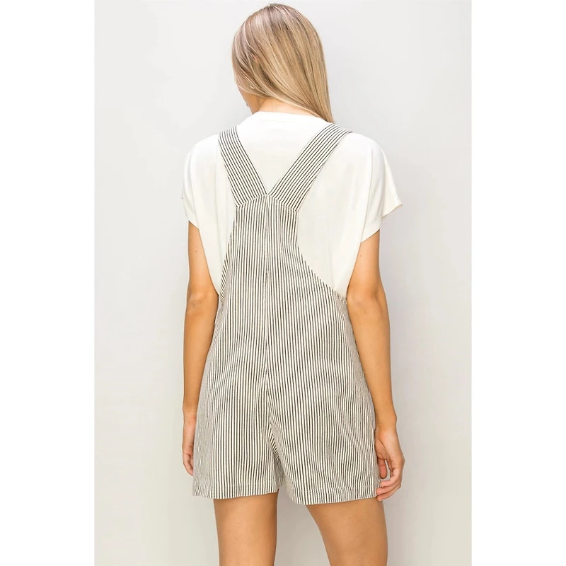 Pinstripe Shortalls