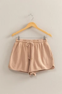 Drawstring Waist Casual Dolphin Shorts