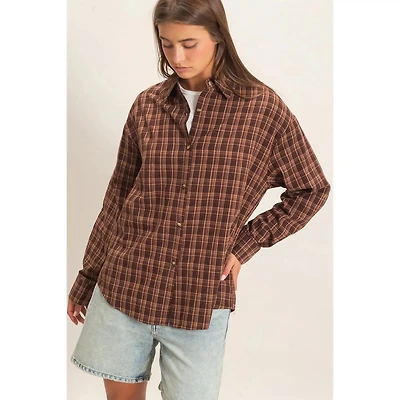 Plaid Oversized Shirt