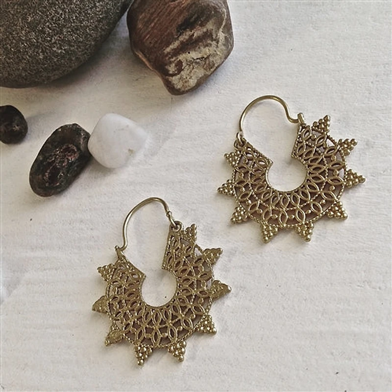 Anahita Hoop Design Earrings