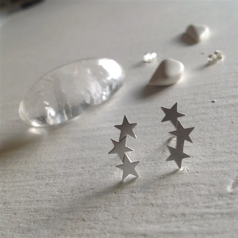 Orion Stud Earrings In Silver