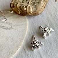 Wildflowers Tiny Honeybee Studs