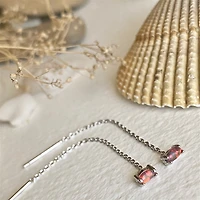 Chalinus Opal Threader Earrings