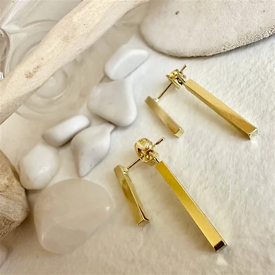 Hal Modernist Ear Jack Monolith Stud Earrings