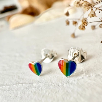 Lil Lovin Heart Studs