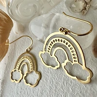 Pileus Cloud And Rainbow Earrings