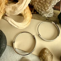 "Torus" Contemporary Hoop Earrings