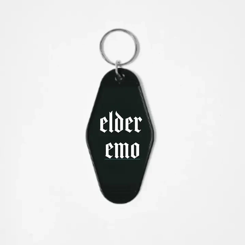 Elder Emo Motel Keychain