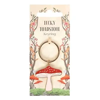 Lucky Toadstool Keyring