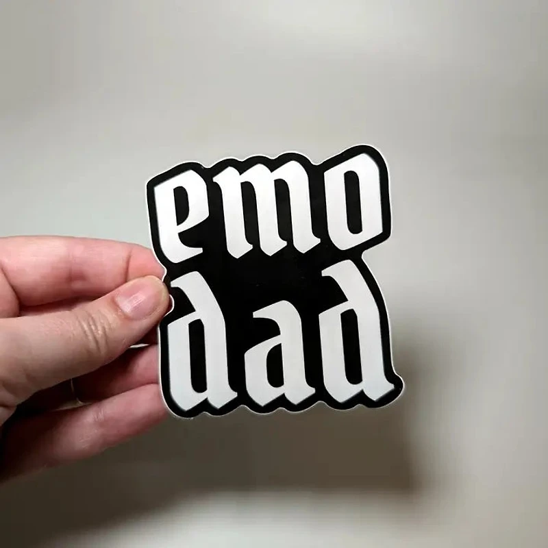 Emo Dad Vinyl Sticker