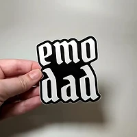 Emo Dad Vinyl Sticker