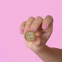 Calm Your Tits Hard Enamel Pin