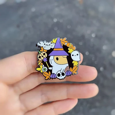 Guinea Pig Halloween Pin