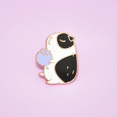 Guinea Pig And Blueberry Pin