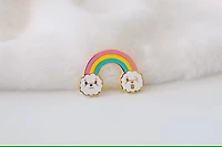 Rainbow Bichon Pin