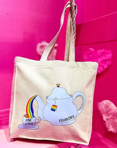 Equali-TEA Canvas Tote Bag