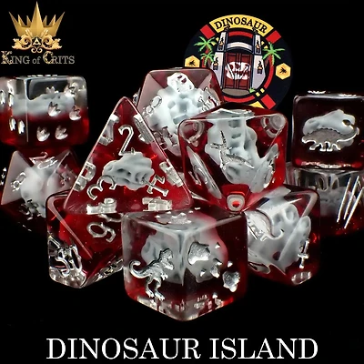 Dinosaur Island - 11 Dice Set