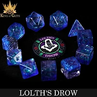Lolth's Drow - 11 Dice Set